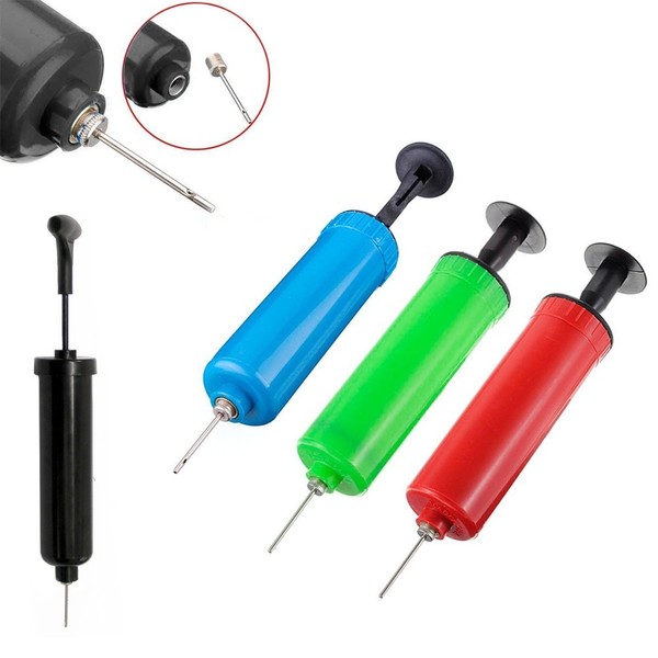 AllTopBargains Inflatable handheld ball air pumps: 3 pcs for football