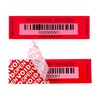 120 pcs Tamper Evident Label Sticker with Bar Code Security