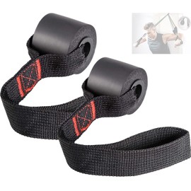Resistance Bands Door Anchor Attachment Secure Door Anchor Heavy Duty Door Anchor for Resistance Bands Door Jamb Anchor for Fitness Bands Workout Band Anchor (Larger/Won't Damage Door/2Pcs)