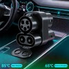 Adaptador CCS1 a CCS2, Conector de Carga para Vehículos Eléctricos,