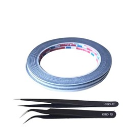 1mm +2mm+3mm x 10M LCD Screen Cell Phone Repair Double-Side Adhesive Tape and 2 pcs Tweezer
