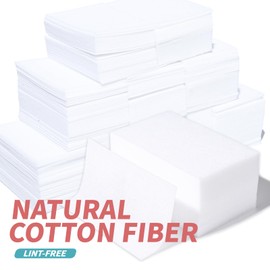 Fandamei FANDAMEI Nail Polish Gel Remover Tools Kit, 10 Pcs Clear Nail Clips, 100ml Nail Polish Remover Bottle, 500 Pcs Remover Cotton Pad, Nail Brush, Cuticle Pusher, Cuticle Peeler, Nail File, Buffer Block