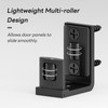 CCJH Sliding Barn Door Bottom Floor Guide, Aluminum Alloy, Flexible