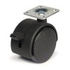 Merriway® BH06026 (4 Pcs) Castor Caster Twin Wheel Plate Fix,
