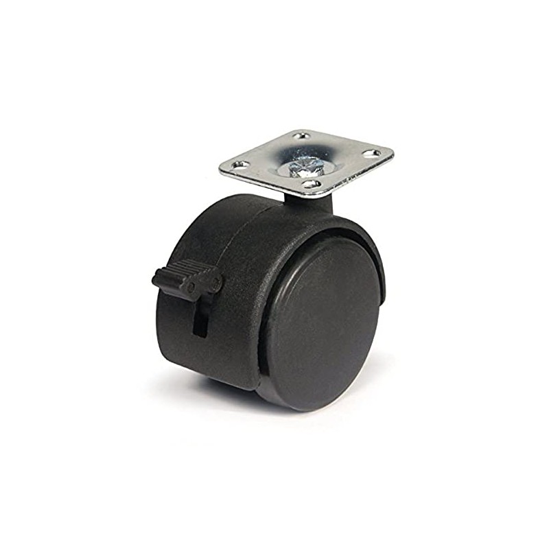 Merriway® BH06026 (4 Pcs) Castor Caster Twin Wheel Plate Fix,
