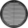 HVAC OV ø8" Inch Black Plastic Round Soffit Vent -