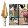 Step Drill, Hexagonal Shaft, Titanium Coating, Sharp, HSS Steel, Drill,