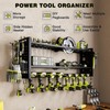 NattyDot Power Tool Organizer Wall Mount,Cordless Drill Hanger Storage Rack