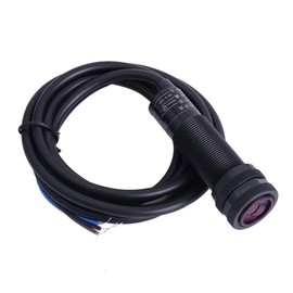 Infrared Photoelectric Sensor, E3F-DS50C4 DC 6V-36V 300mA 50 cm Adjustable Diffuse Photoelectric Sensor Optical Three Lines NPN NO (Normally Open) Proximity Switch