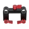 CAMVATE 15mm Rod Offset Rail Block 90 Degree DSLR Support