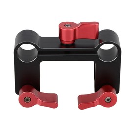CAMVATE 15mm Rod Offset Rail Block 90 Degree DSLR Support Set