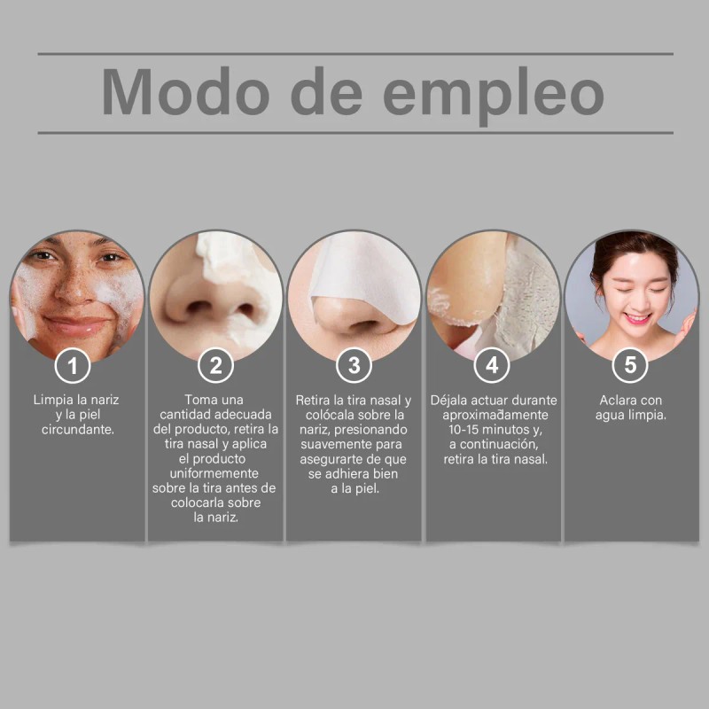 Mascarilla Mopoyat Limpieza Cabeza Negra