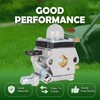 ALL-CARB Carburetor C1U-K54A Replacement for Mantis Tiller 7225 7222M 7222