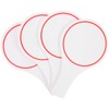 STOBOK Dry Wipe Answer Paddle: 4 Pack Whiteboard Single Sided