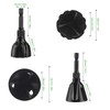 Pack of 2 deburring bit chamfering tool, deburring metal, chamfer