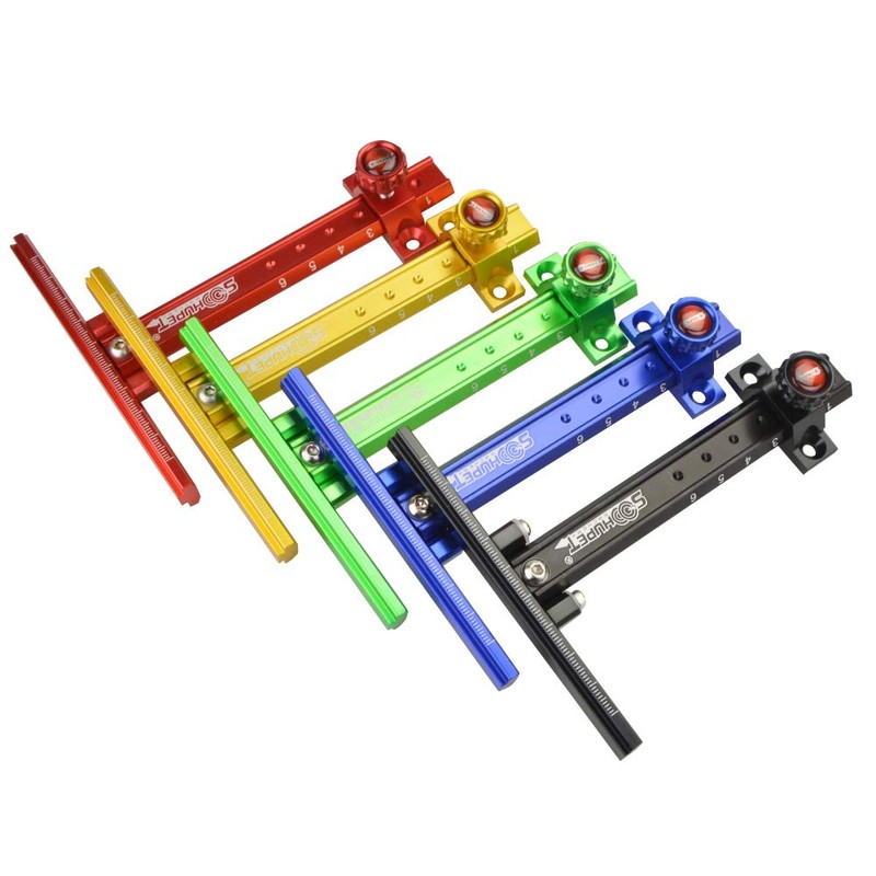 ZSHJGJR Recurve Bow Sight Aluminum Alloy Single Pin Sight Archery