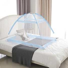 Large One-Touch Baby Mosquito Net & Bed Canopy Baby Mosquito Net - Pink