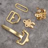 Pure Brass Belt Buckle Environmental Protection D shaped Buckle Set