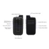 Mini Walkie Talkie Portable Clear Speech Efficient Communication Rechargeable 2