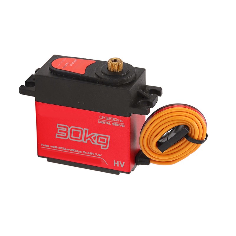 RC 30KG Servo Quick Response Aluminum Alloy 180 Degree Waterproof