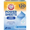 ARM & HAMMER Power Sheets Laundry Detergent, Fresh Breeze Scent,