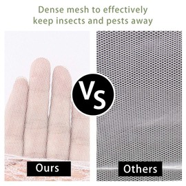 Onarway 3 Pack Food Covers 14 Inch Pop-Up Encrypted Mesh Plate Serving Tents, Fine Net Screen Umbrella for Outdoors, Parties, Picnics, BBQs, Reusable and Collapsible