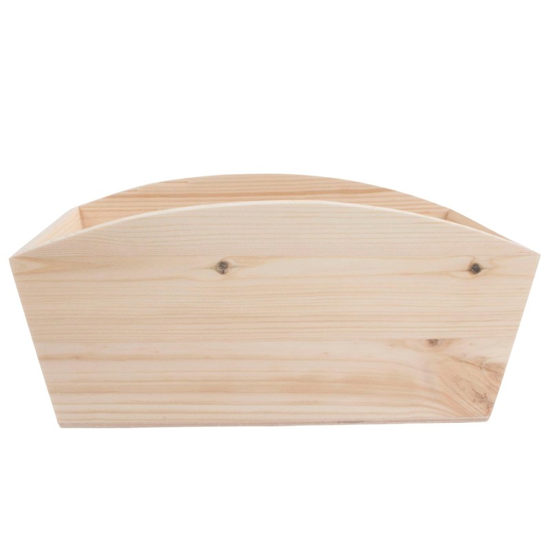 WooDeeDoo Set of 2 Wooden Planter Boxes – Nesting Unfinished