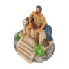 Simulation King Statue Aquarium Decoration Resin Safe Fish Tank Decoration