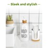housewife cabinets Bathroom Cup Dispenser - Small Cup Holder for