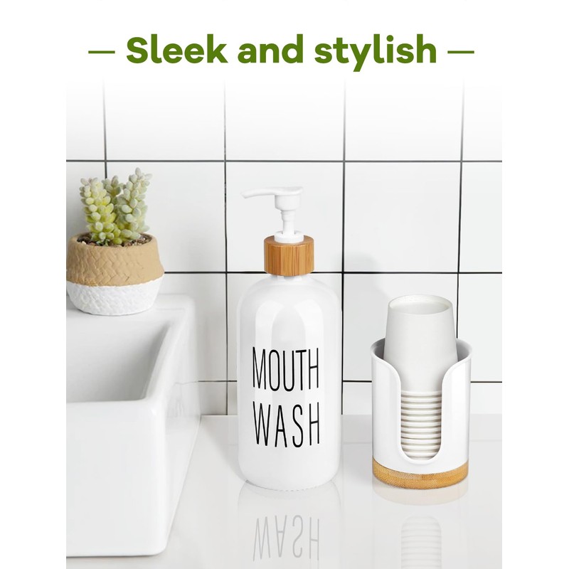 housewife cabinets Bathroom Cup Dispenser - Small Cup Holder for