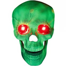 Crazy Bonez Seasons (HK) Ltd. Glow in The Dark Talking Skull Prop Standard