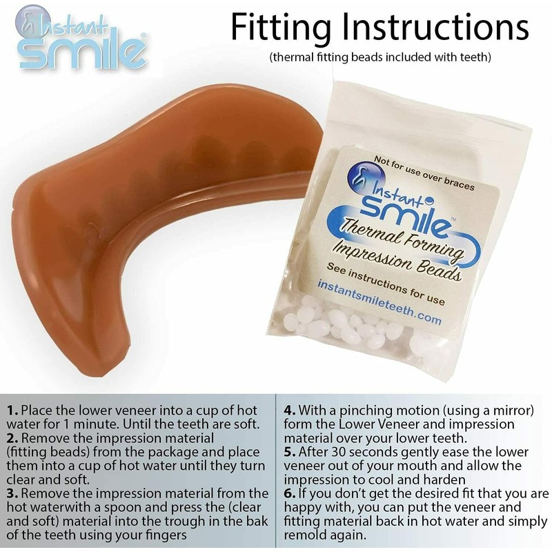 Instant Smile Comfort Fit Flexible Lower Teeth