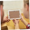 SHINEOFI 100pcs Picture Frame Backing Clips with Screws Durable Electroplated