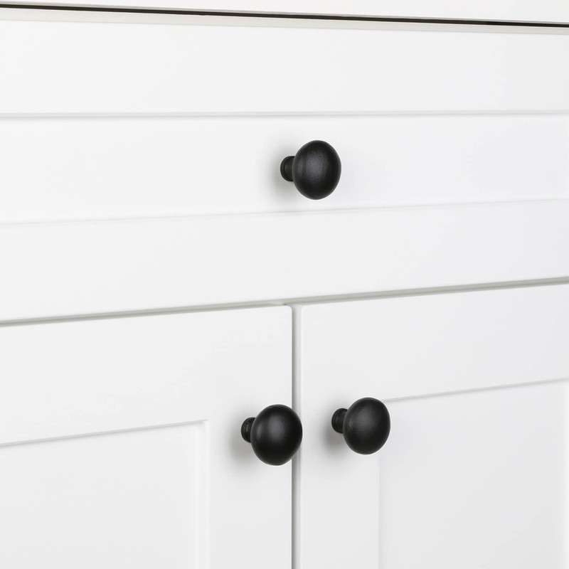 Ageless Iron Keep Cabinet Knob, Black