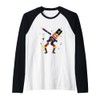 Dabbing Nutcracker Christmas Costume Nutcracker GIft Kids Raglan Baseball Tee