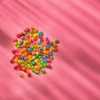 Mini Square Color Bubble Gum confectionery (1 lb)