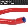 CRODESSIGN Upper Lower Radiator Coolant Hose Compatible with Chevy Silverado