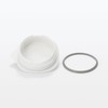 Muji MDC48A2A Horizontal Water Bottle with Strainer, White, Approx. 3.3
