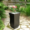 Mayne Valencia 30in Tall Planter - Black - 16in L