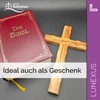 Lunexus Wandkreuz Olivenholz mit Fase gesegnet handgefertigt Bethlehem – 25x15 cm