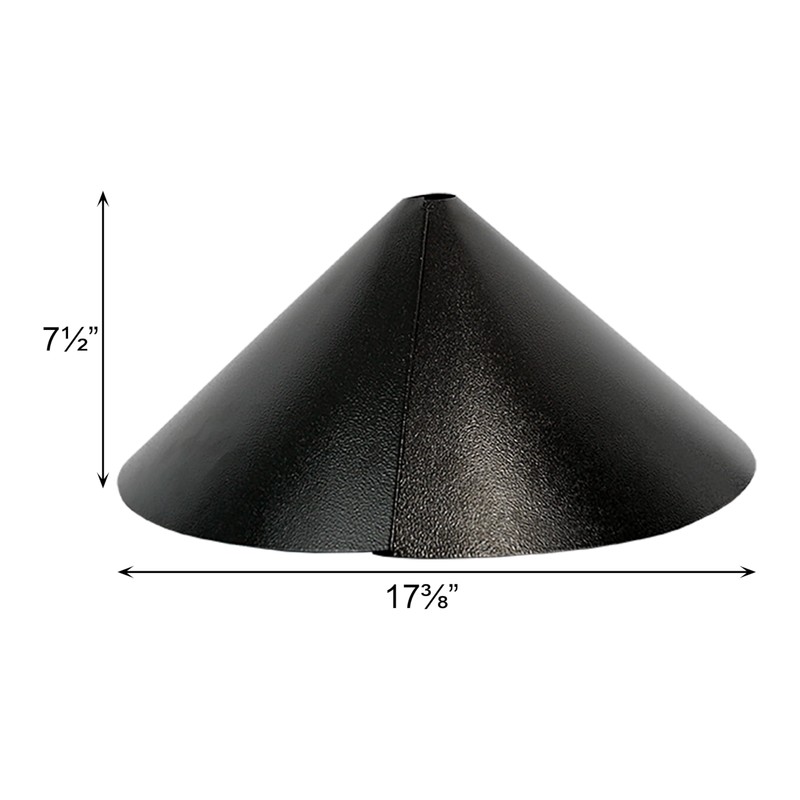 Woodlink NABAF18 Audubon Wrap Around Squirrel Baffle, 18-Inch - Black