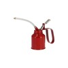 Retro Oil Can Red Tin with Pump Function 200 ml