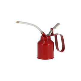 Retro Oil Can Red Tin with Pump Function 200 ml