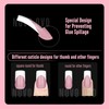NOVO OVO Medium Slightly Curved White French Tip Nail Tips