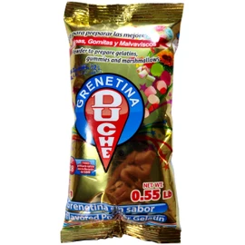 Duche Grenetina 290 Bloom sin sabor - Polvo para preparar gelatinas, gomitas y malvaviscos - 250 g