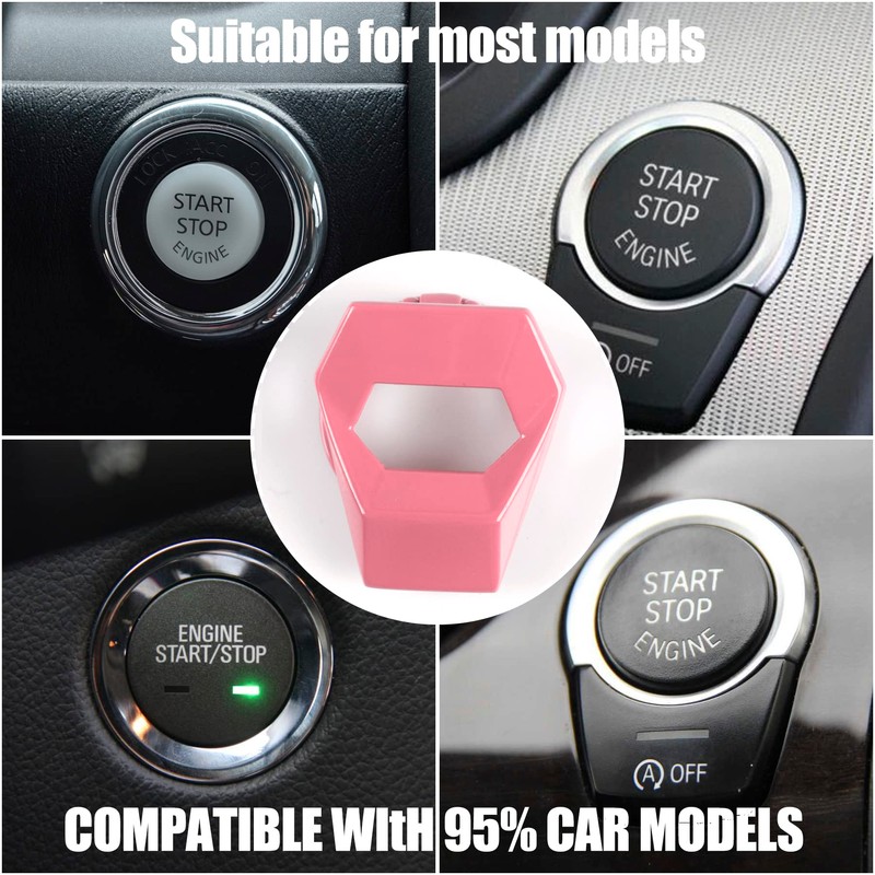 SINGARO Universal Engine Start Stop Button Cover, Car Power Control