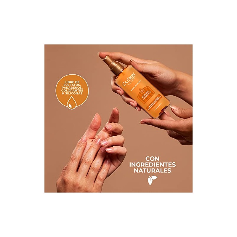 OliSkin | Aceite Seco de Almendra más Vitamina E, Brinda