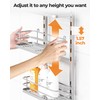 ODesign 3 Tier Height-Adjustable Shower Caddy Hanging Anti-Swing-Over The Shower