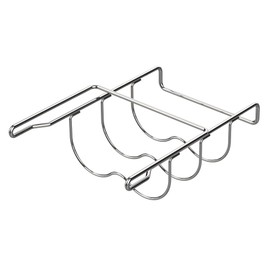 ALANO Wine Rack- Refrigerator Bottle Rack Holds 2 Bottles of Your Favorite Wine or Drink Universal Bottle Holder Will Fit Most Fridges in Stainless Steel 304