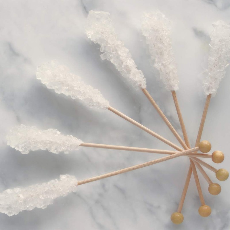Civilized Coffee Rock Candy, Swizzle Sugar Sticks, All Natural, Non-GMO,